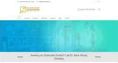 Desktop Screenshot of etobicokedentist.com
