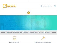 Tablet Screenshot of etobicokedentist.com